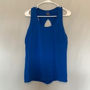 Women’s blue athletic tank top